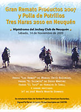 Gran Remate Productos 2007 y Polla de Potrillos Tres Haras 2010 en Neuquen